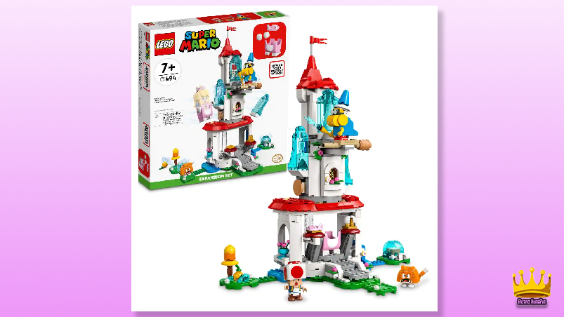 4 - Lego Super Mario Cat Peach Suit and Frozen Tower Expansion