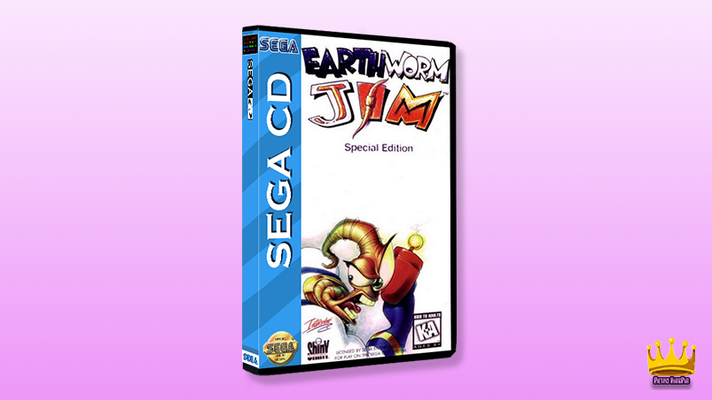 Best Sega CD Games of All Time 21. Earthworm Jim Special Edition cover