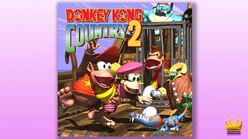Donkey Kong Country 2 SNES Cover