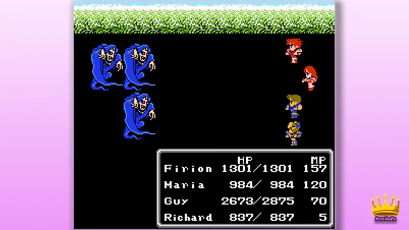 Best-NES-RPGs Final Fantasy II (1988) (JP) Gameplay