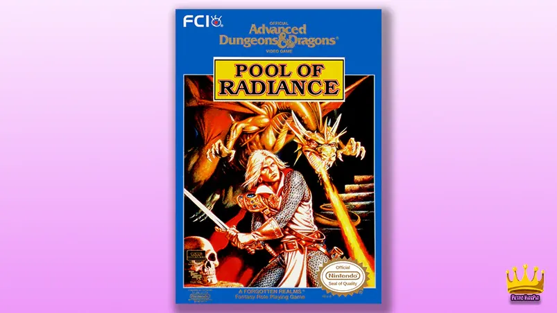 Best-NES-RPGs Pool of Radiance (1992) Cover