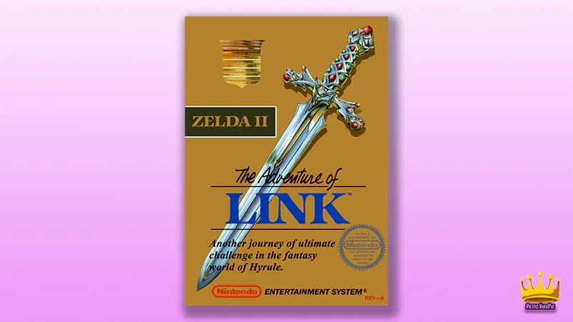 Best-NES-RPGs The Legend of Zelda II (1988) Cover