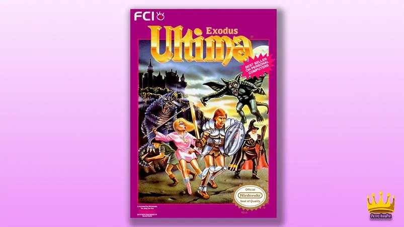 Best-NES-RPGs Ultima III: Exodus (1983) Cover