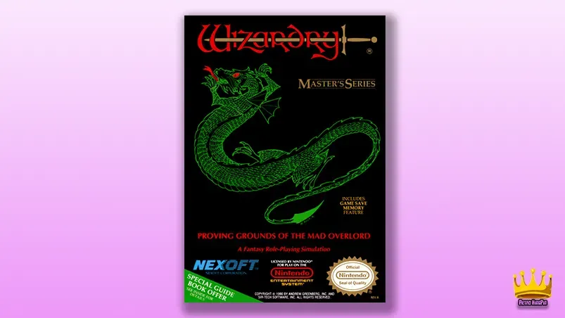 Best-NES-RPGs Wizardry: Proving Grounds of the Mad Overlord (1990) Cover