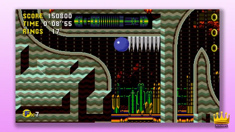Sonic CD Gameplay Stage collision chaos 3