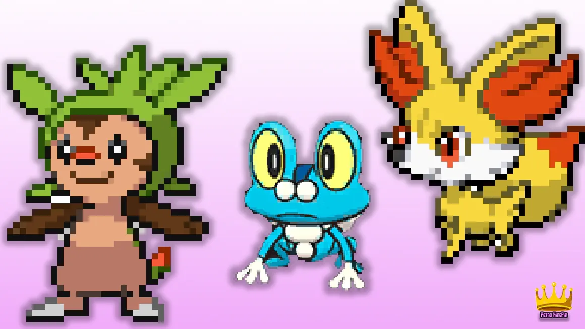 Pokemon Gen 6 Starters: Chespin, Fennekin, Froakie
