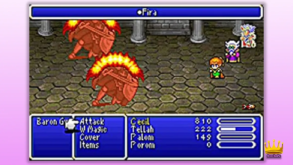 Best GBA JRPGs 6- Final Fantasy IV