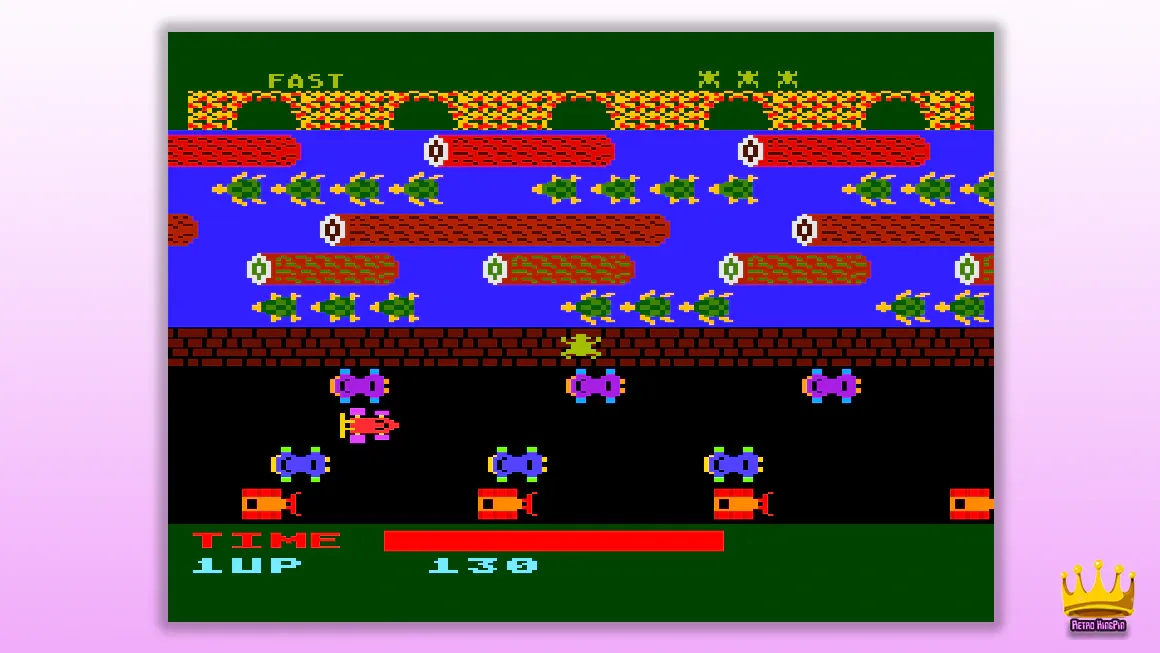 Best Retro Games of All Time Frogger (Atari) gameplay
