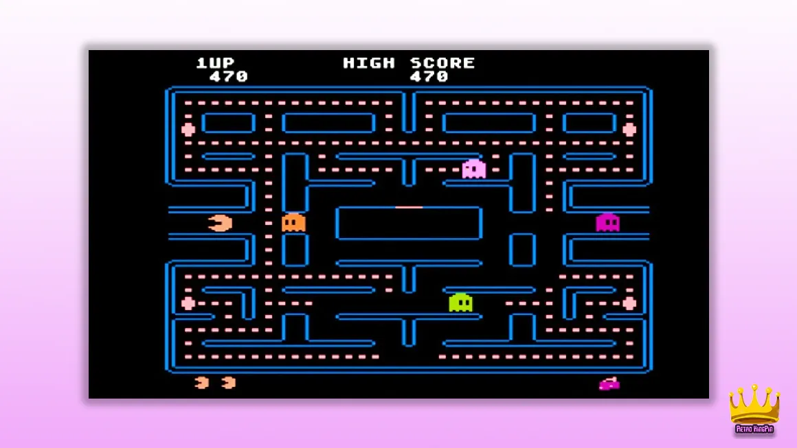 Best Retro Games of All Time Pac-Man (Atari) gameplay