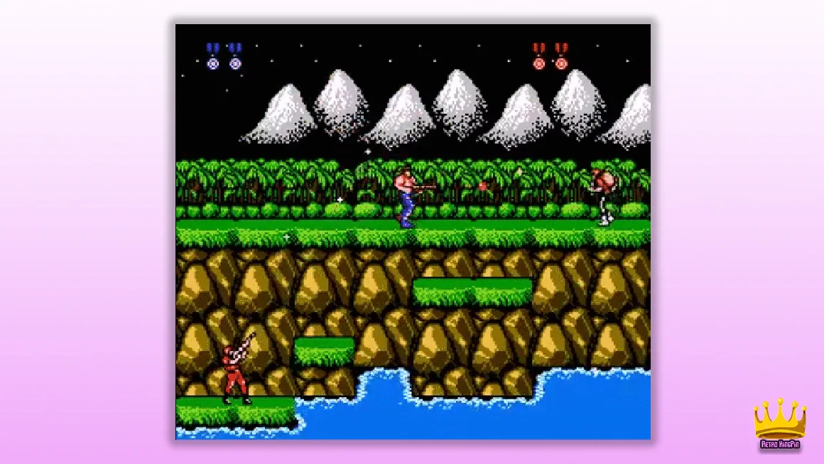 Best Retro Games of All Time Contra NES gameplay