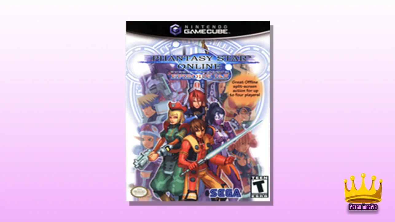 Best Gamecube RPGs Phantasy Star Online Episode I & II Cover