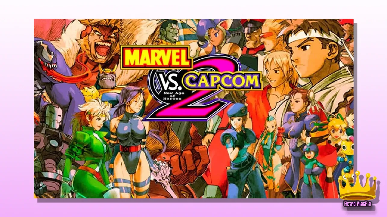 Best PS2 Games Marvel vs. Capcom 2: New Age of Heroes