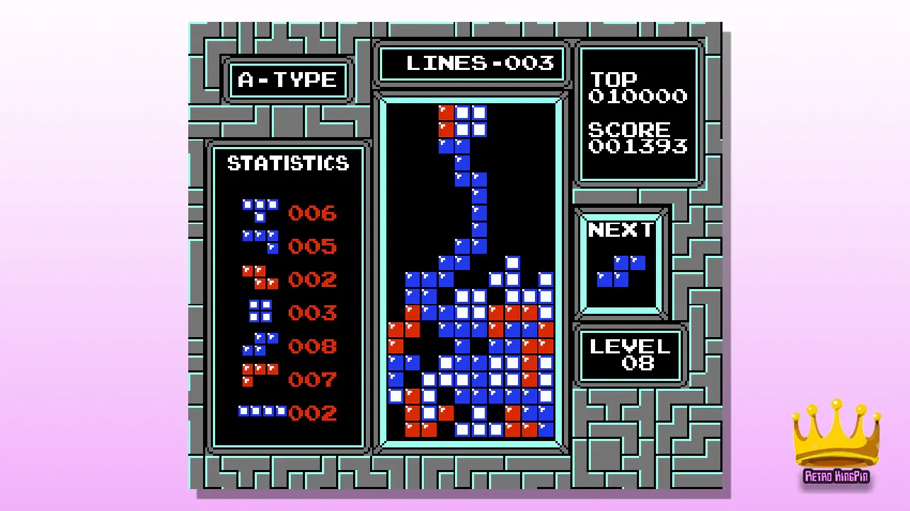 Best Selling NES Games Tetris (6.0 million copies sold)2