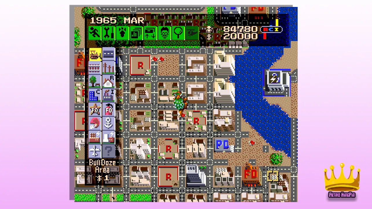 Best SNES Games Sim City