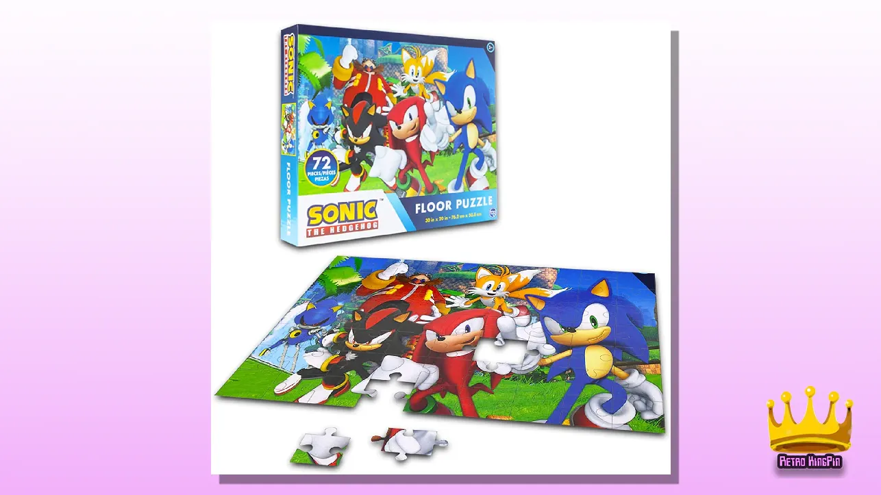 Best Sonic Toys Sonic The Hedgehog Floor Puzzle for Kids Set