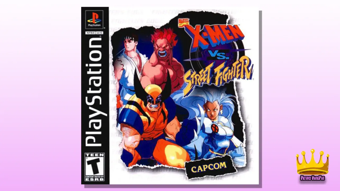 Best PS1 Fighting Games X-Men vs. Street Fighter