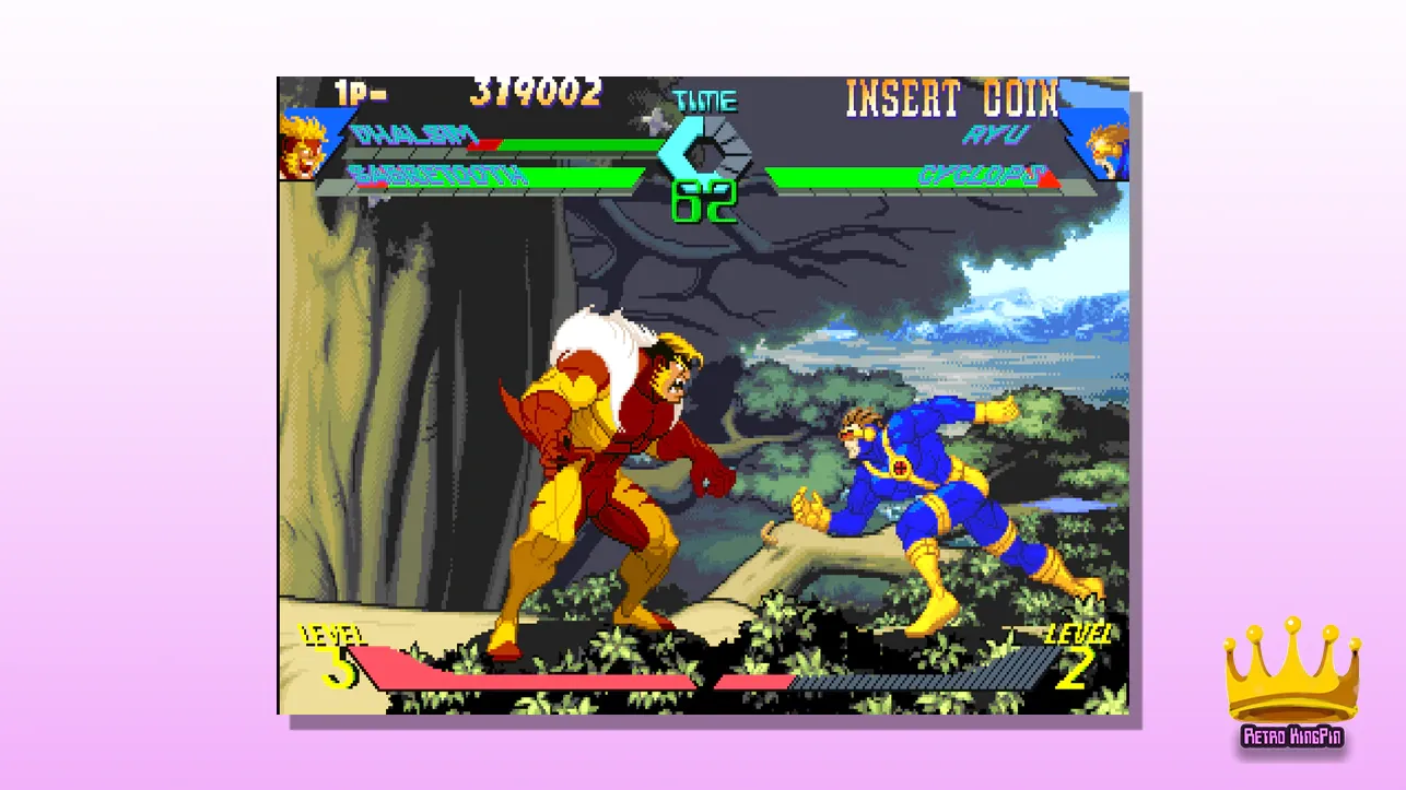 Best PS1 Fighting Games X-Men vs. Street Fighter 2