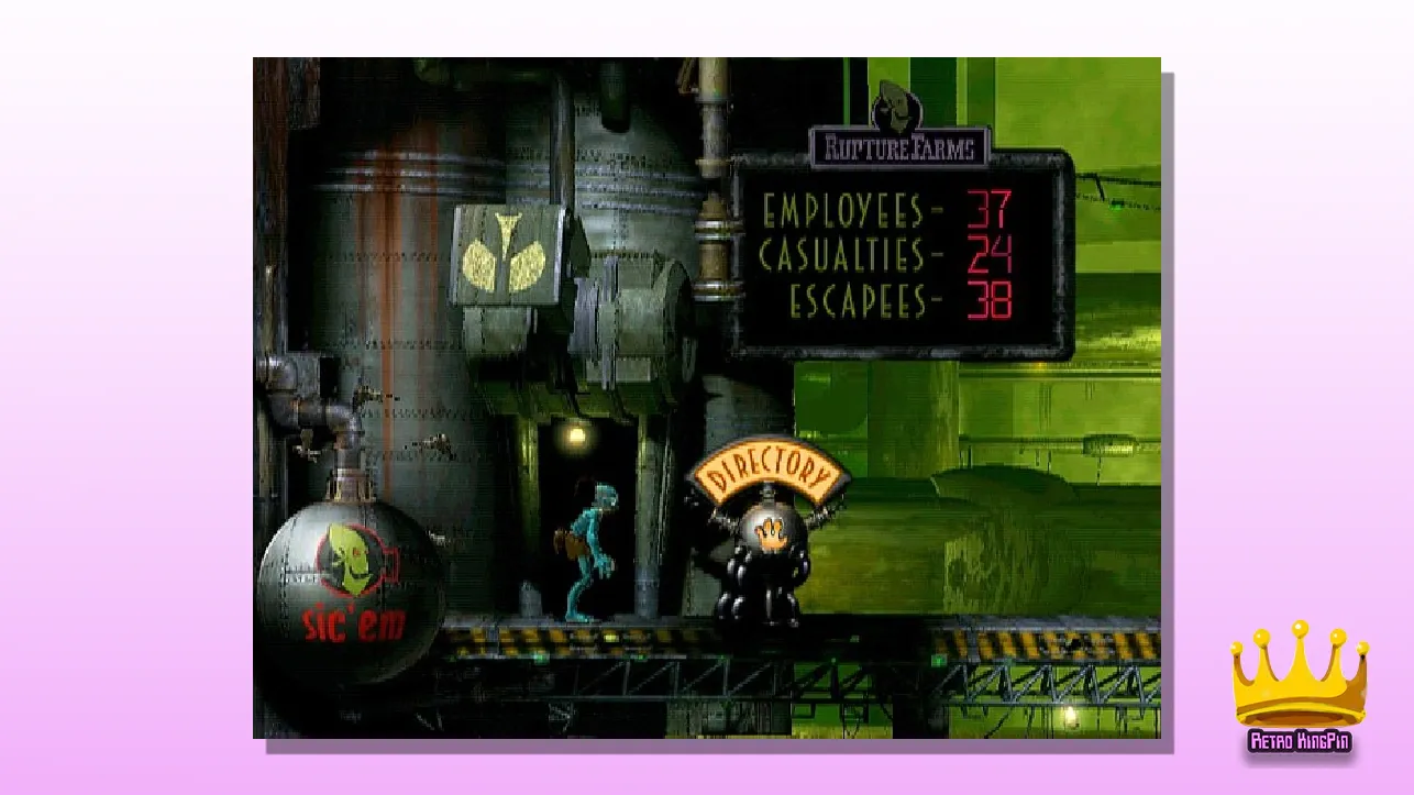 Best PS1 Games Oddworld: Abe’s Oddysee 2