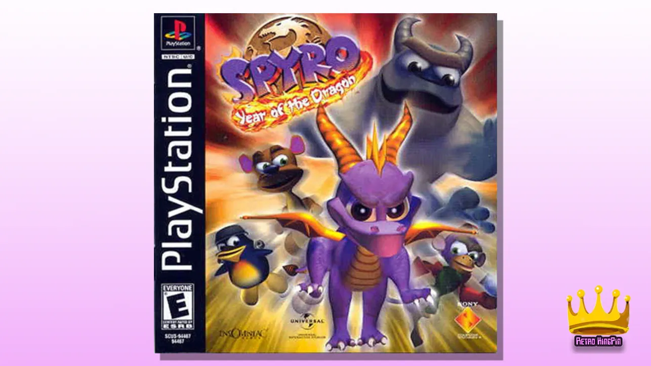 Best PS1 Games Spyro: Year of the Dragon