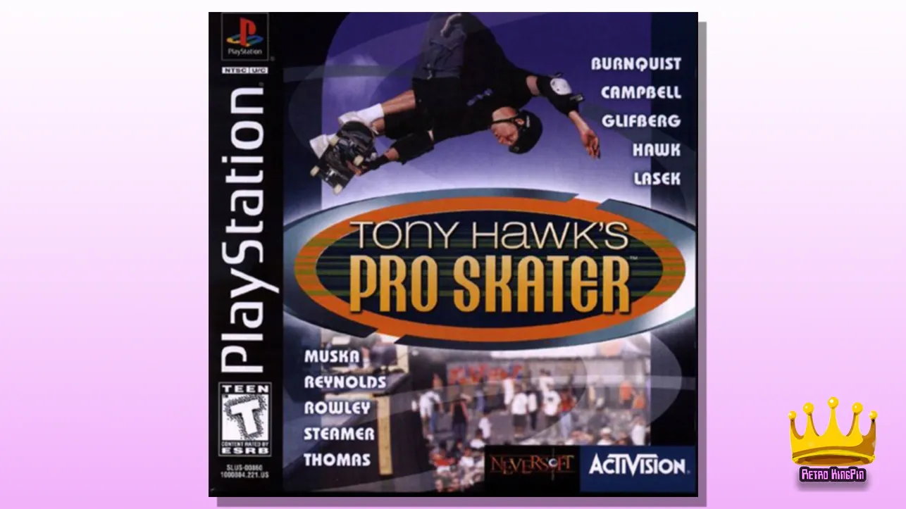 Best PS1 Games Tony Hawk’s Pro Skater