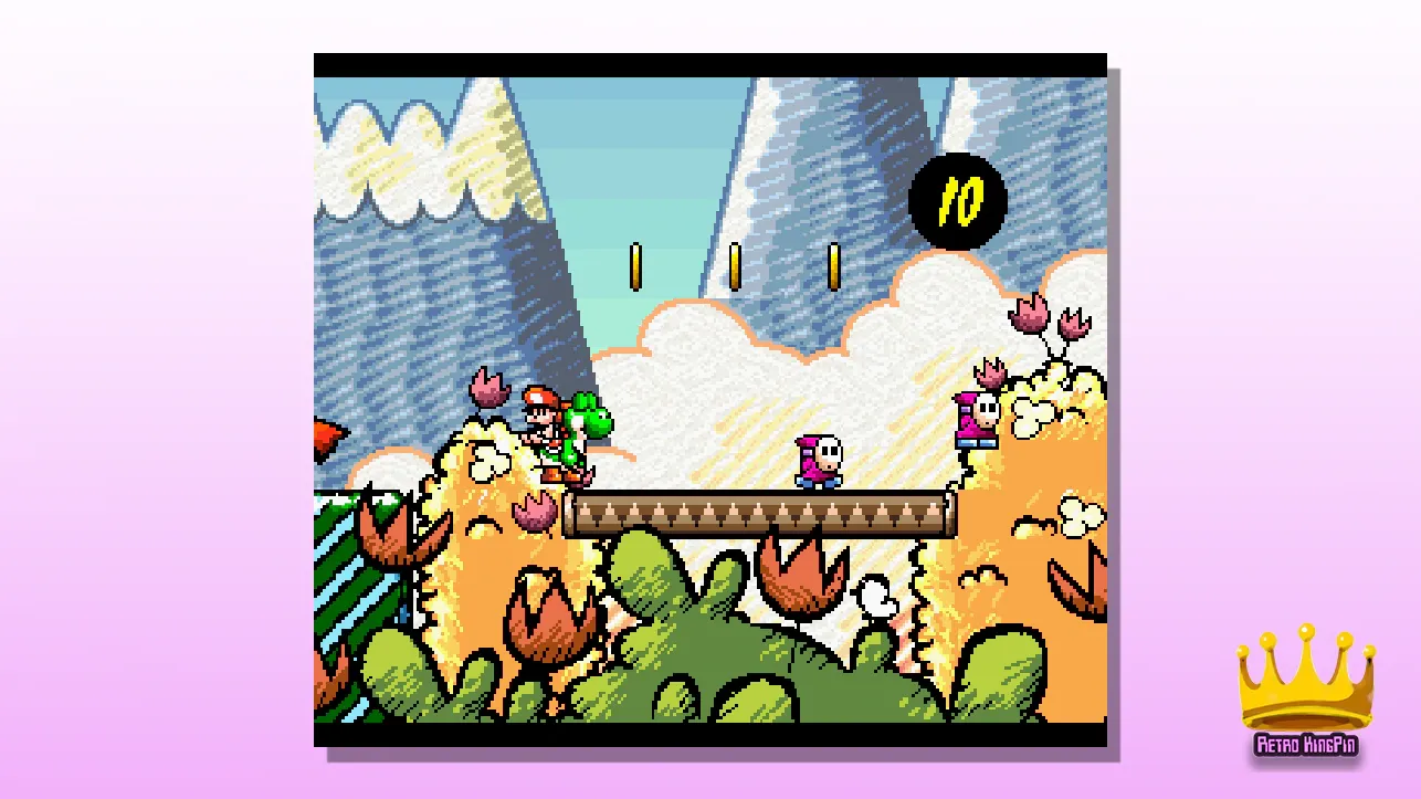 Best Looking SNES Games Super Mario World 2: Yoshi’s Island