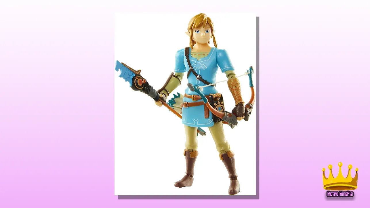 Best Zelda Toys World of Nintendo The Legend of Zelda: Breath of The Wild Link 4 Inch Action Figure