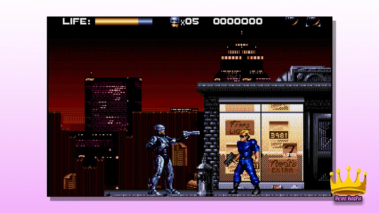 Hardest Genesis Games Robocop vs The Terminator