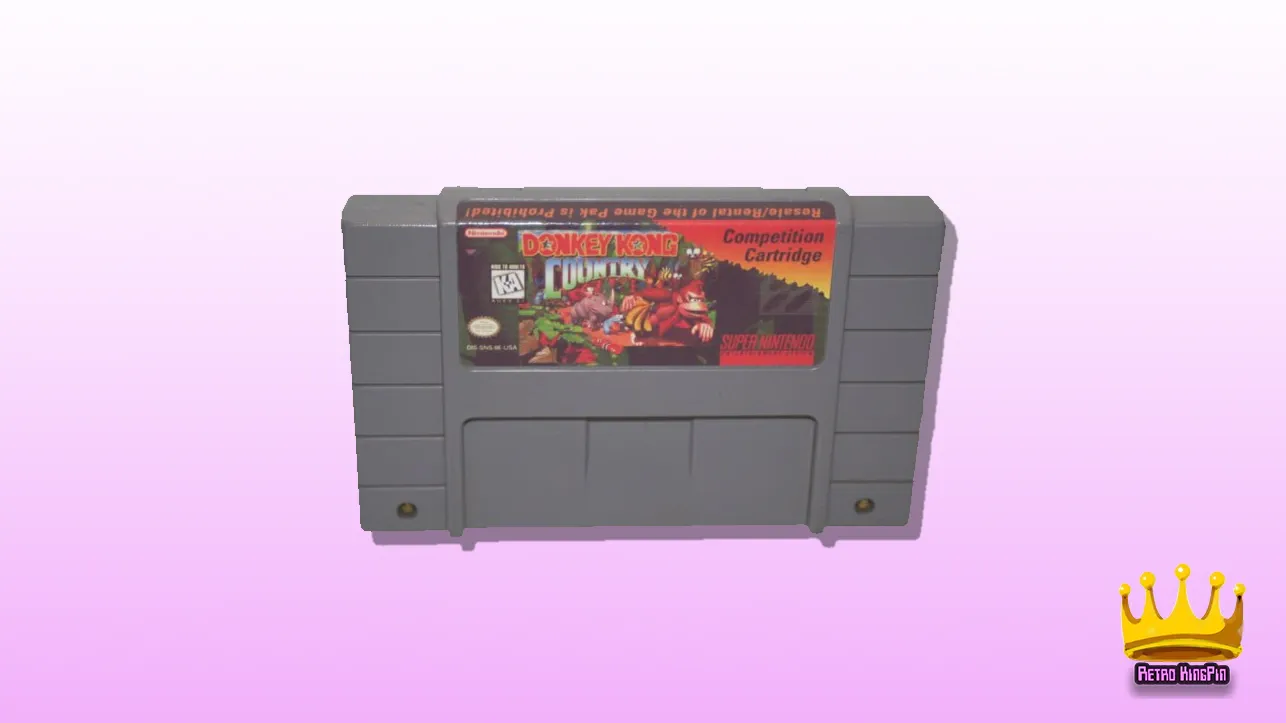 Most Valuable Super Nintendo Games Donkey Kong Country Competition Cartridge