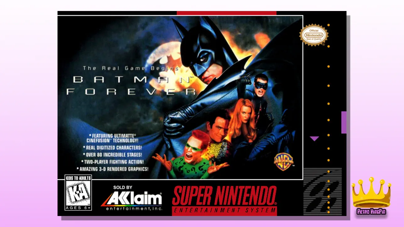 Most Valuable Super Nintendo Games Batman Forever (Woolworth’s Box Set)