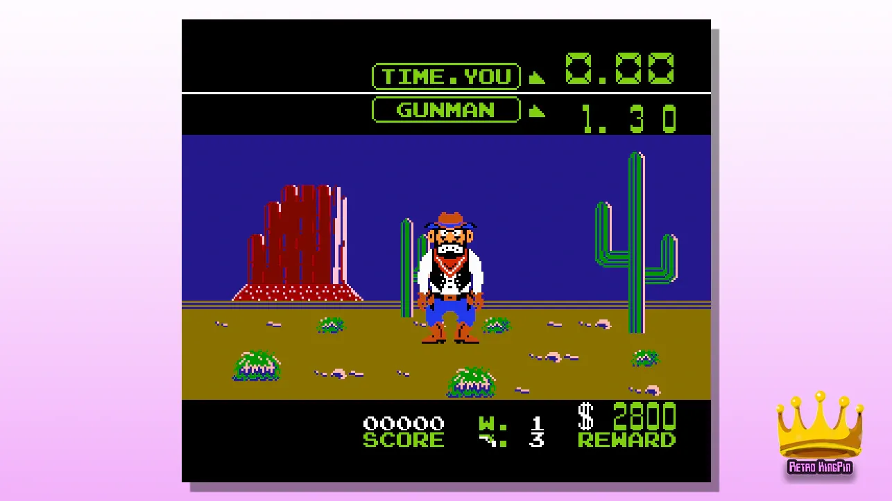 NES Zapper Games Wild Gunman