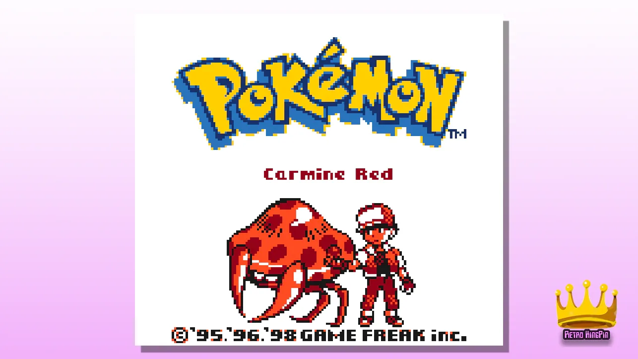 Best Pokemon Red ROM Hacks Carmine Red
