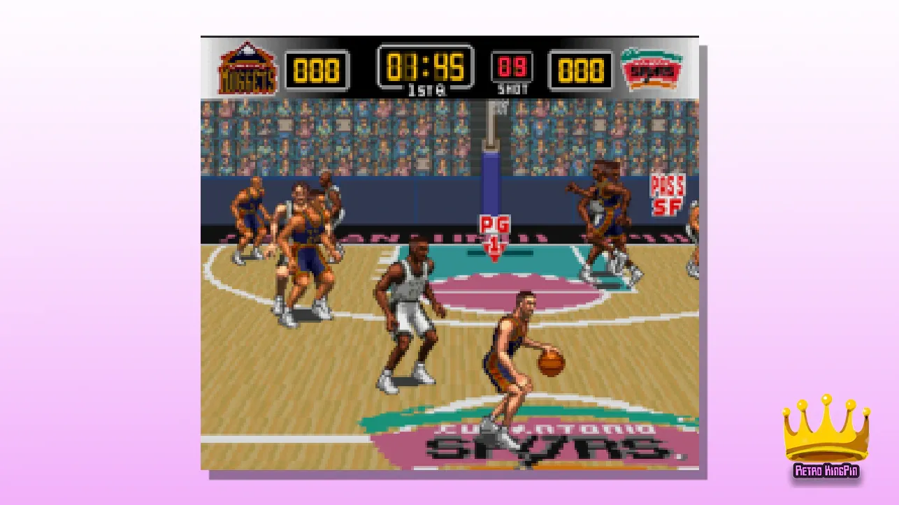 Best SNES Basketball Games NBA Give N Go