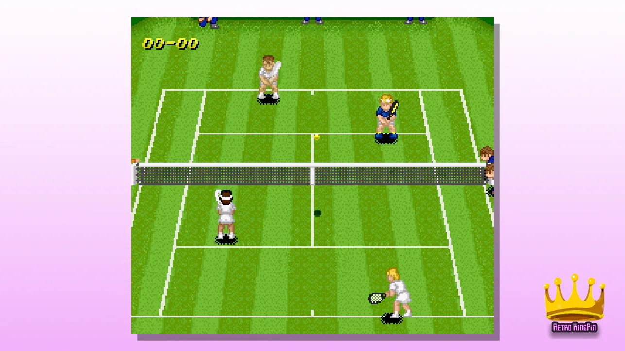 SNES Tennis Games Smash Tennis