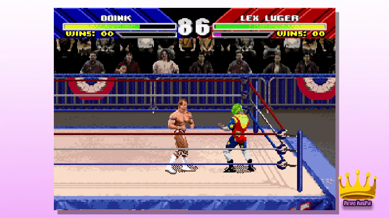 Best SNES Fighting Games WWF WrestleMania: The Arcade Game
