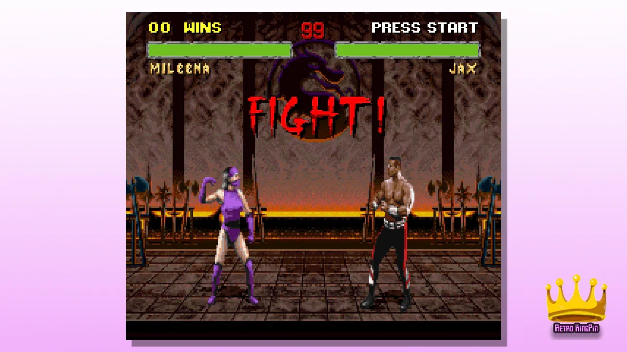 Best SNES Fighting Games Mortal Kombat II