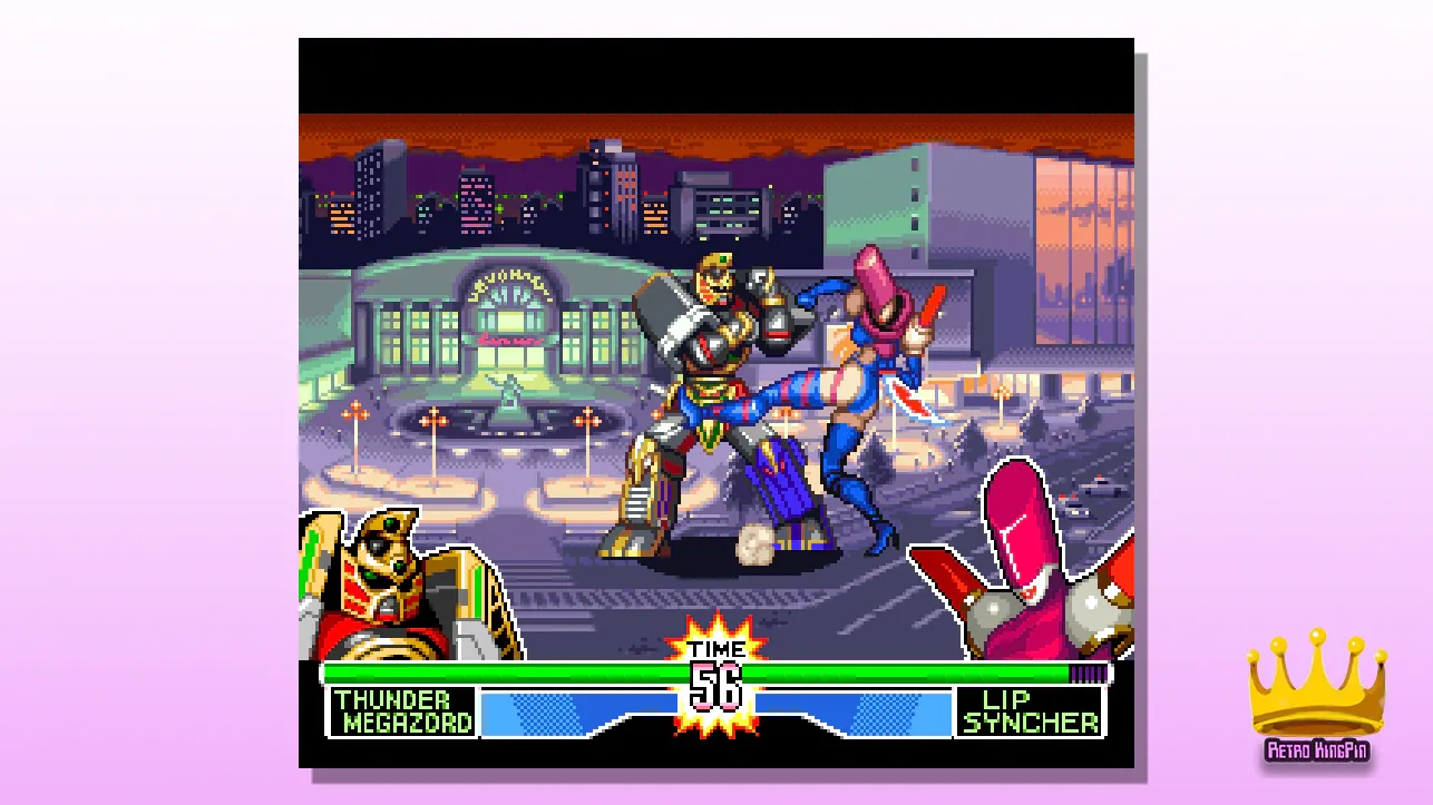 Best SNES Fighting Games Mighty Morphin Power Rangers: The Fighting Edition