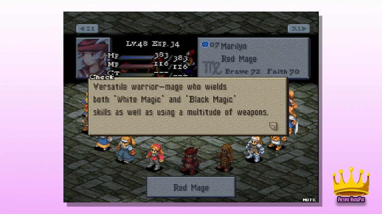 Best Final Fantasy Tactics ROM Hacks Doublecast Red Mage