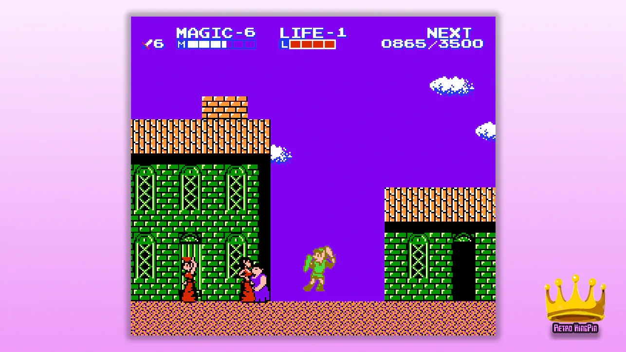 zelda 2 review Sound and Music